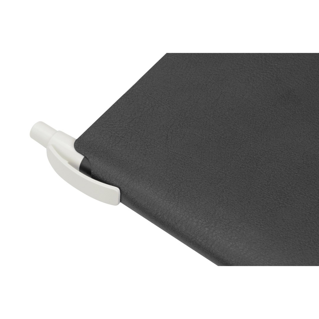 Блокнот «Notepeno» 130x205 мм с тонированными линованными страницами, серый