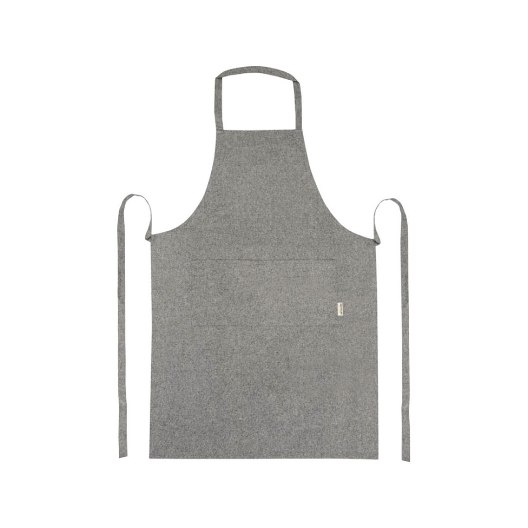 Pheebs 200 g/m2 recycled cotton apron, черный