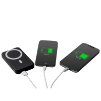 Кабель для зарядки «Tres» с брелоком, серый