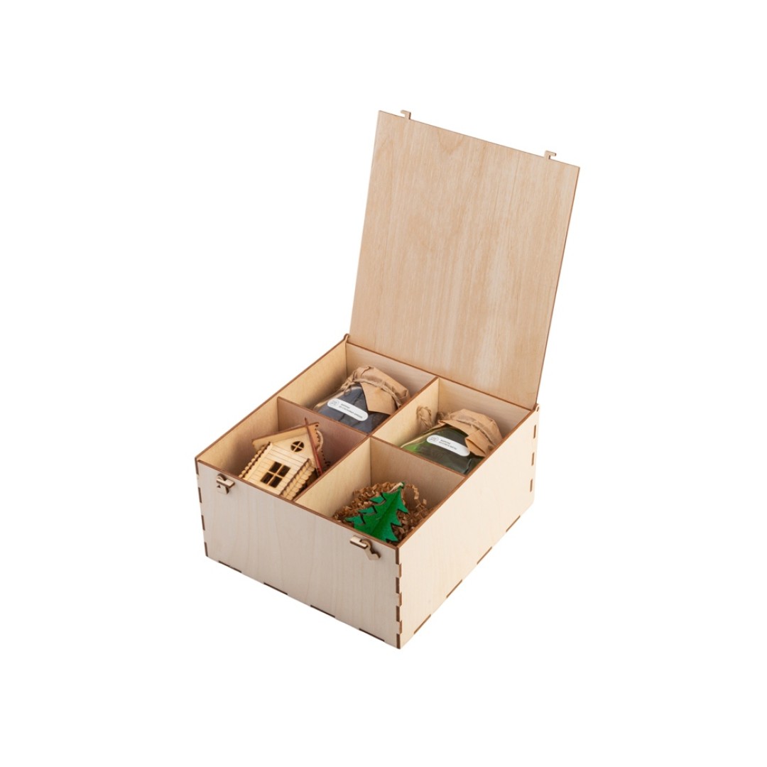 Подарочный набор «Decoration Deluxe» 2.0 с двумя видами варенья, натуральный