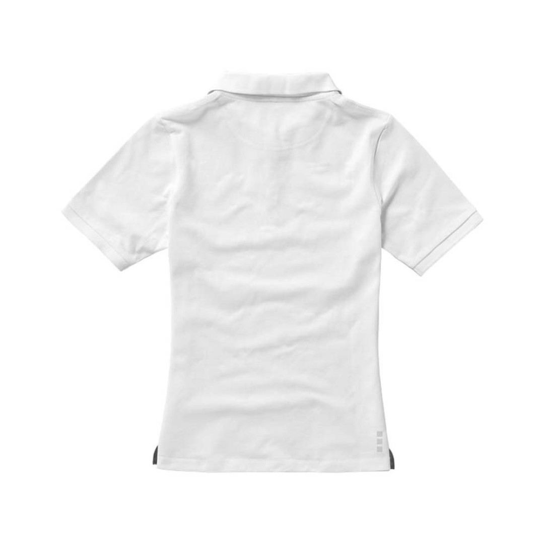 Calgary женская футболка-поло с коротким рукавом, белый