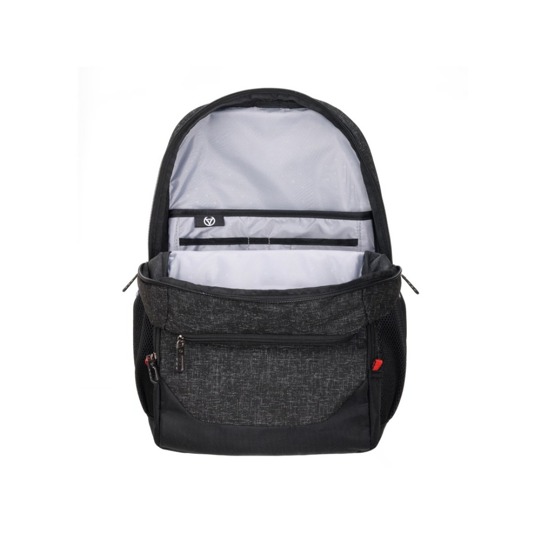 Рюкзак TORBER XPLOR с отделением для ноутбука 15.6", черн/сер меланж, полиэстер, 44х30,5х14 см, 19 л