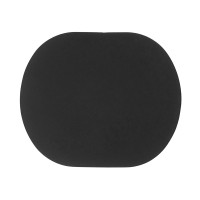 ПАТЧ ОВАЛ soft-touch (чёрный) 6,0 х 5,0 см