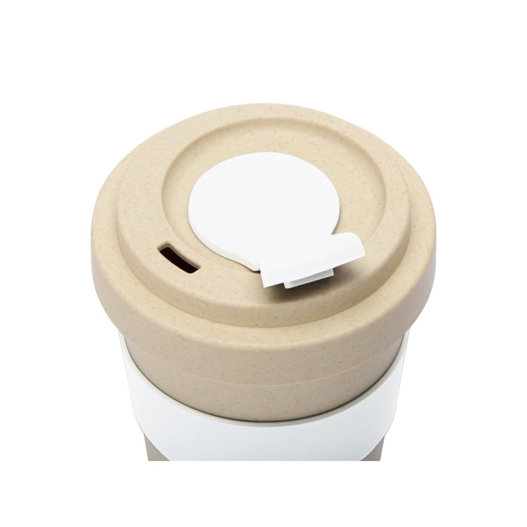 Стакан из пшеничного волокна «Flava», белый