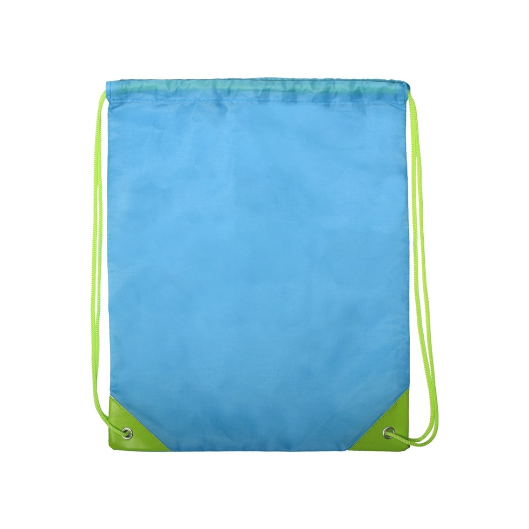 Рюкзак- мешок Clobber, голубой/зеленое яблоко