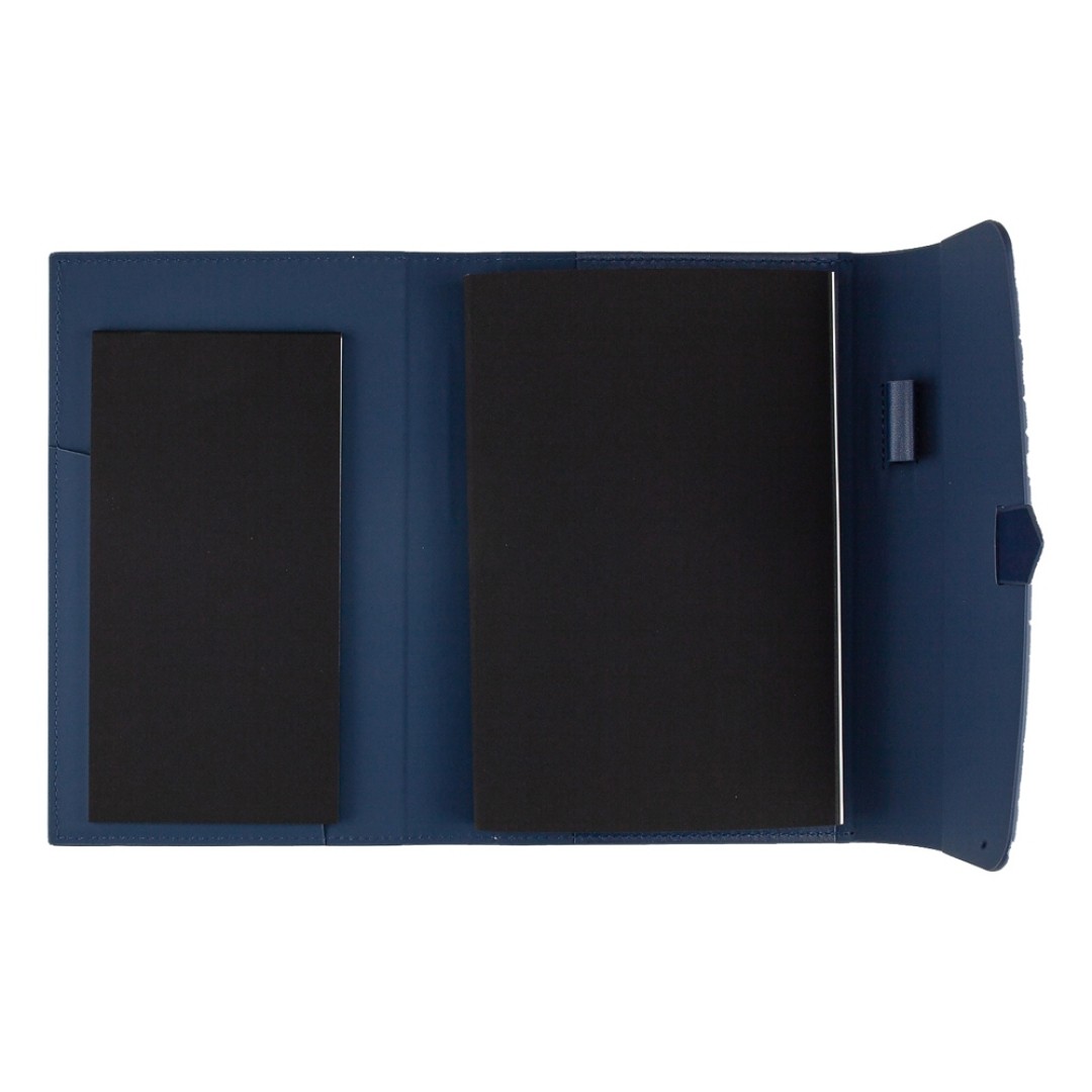 Ежедневник недатированный А5 "Senate" с магнитным клапаном, синий