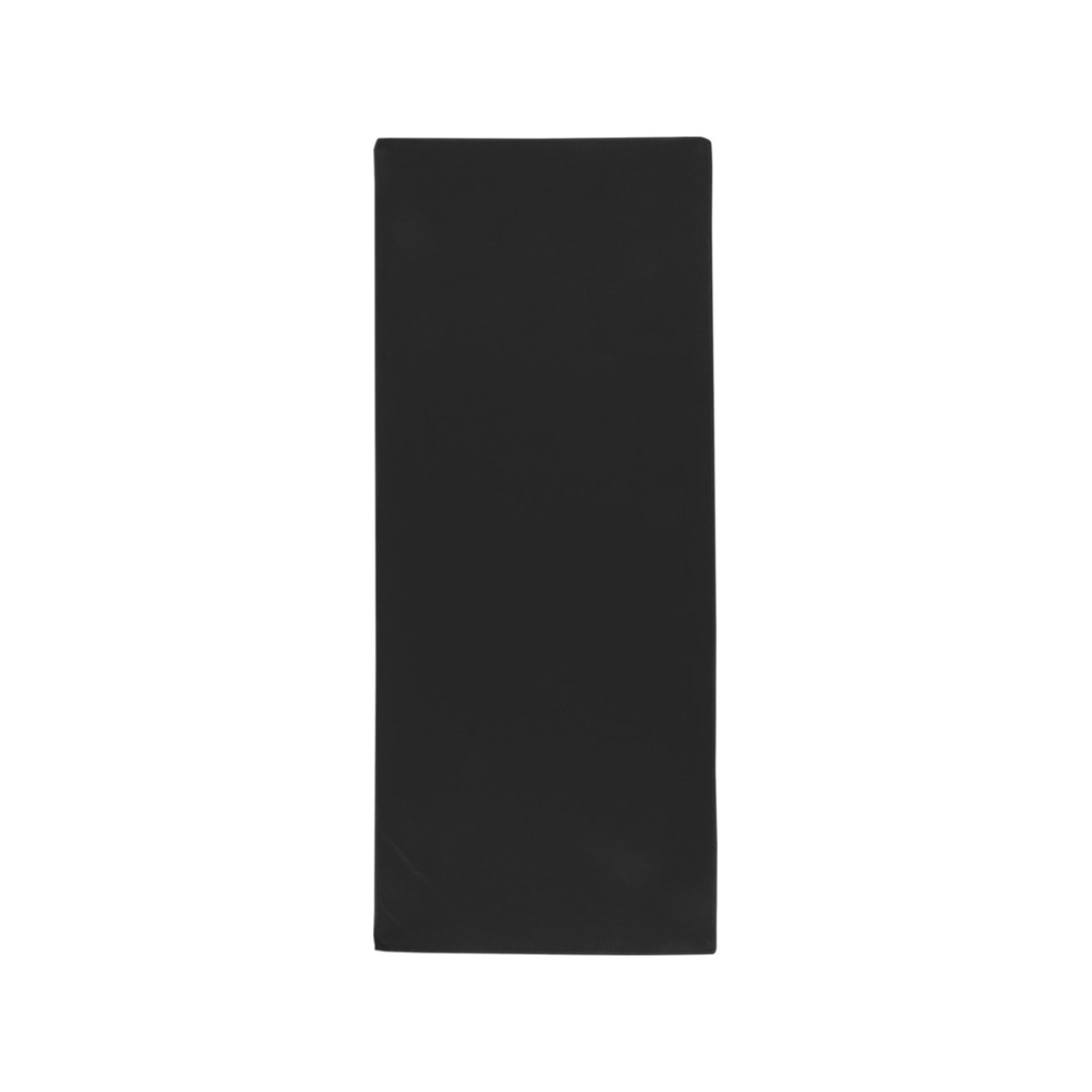 Lucas спортивное полотенце из переработанного полиэстера 30х80 см - сплошной черный