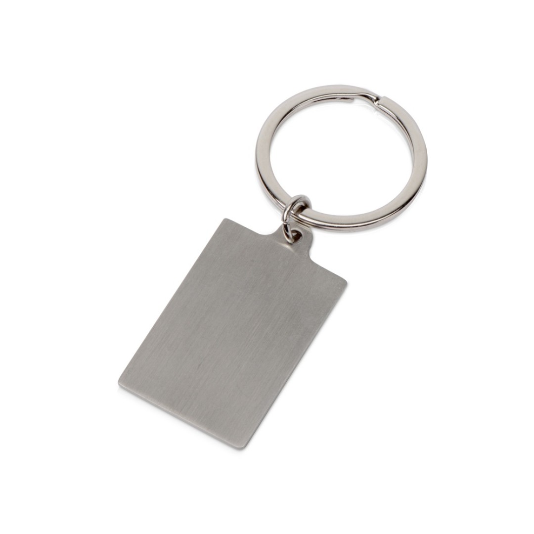 Брелок "Steel RCT" прямоугольный, серебристый