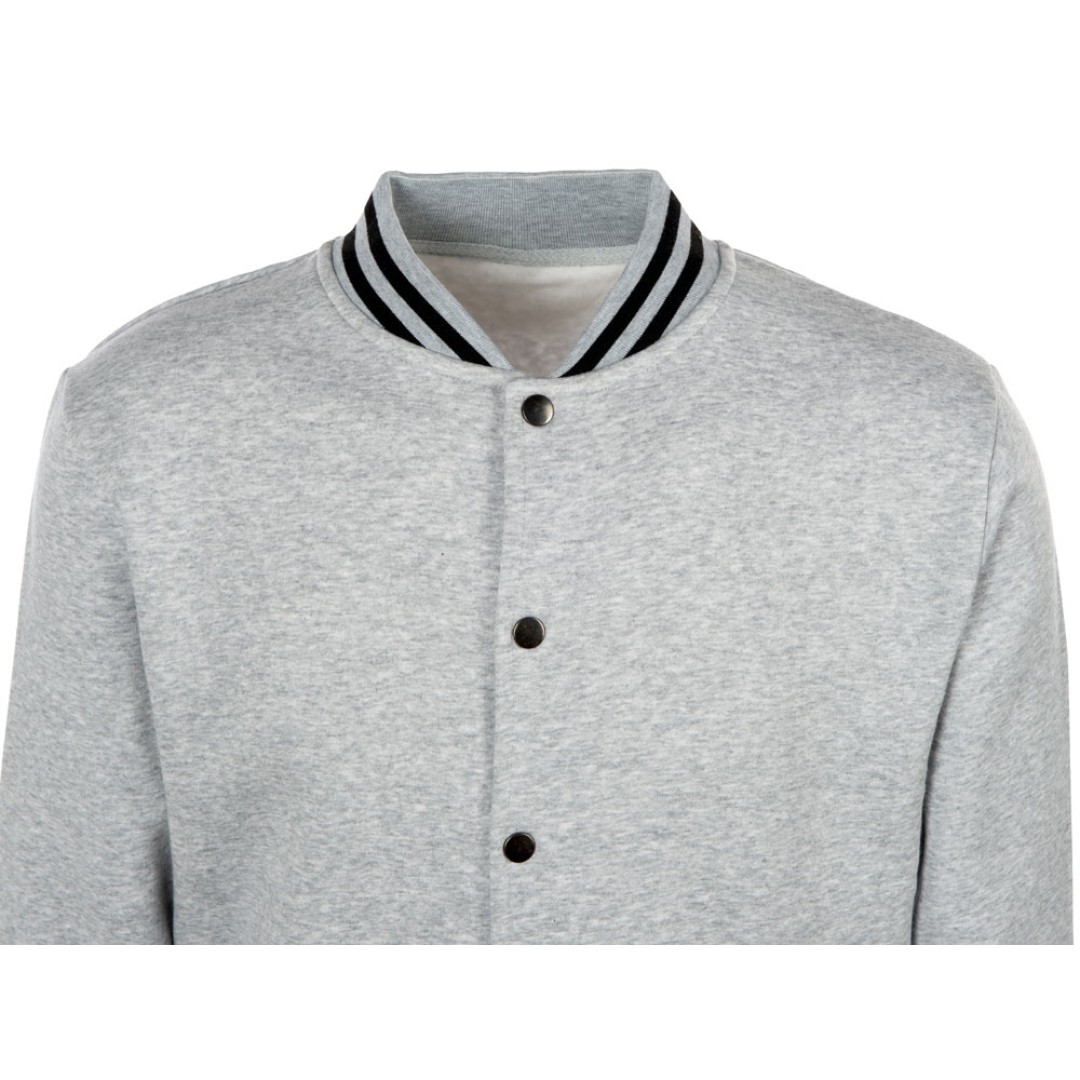 Бомбер «Oxford», серый меланж, унисекс