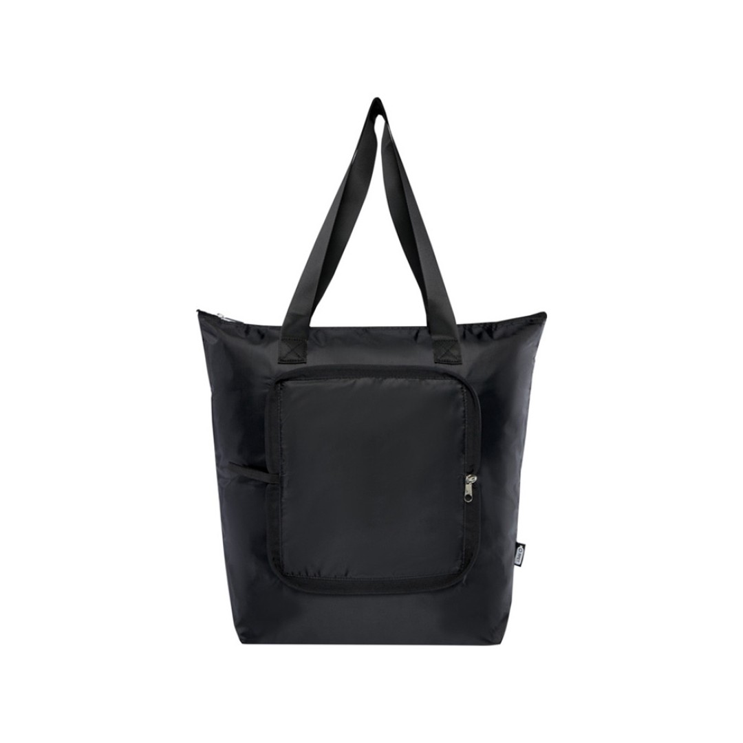 EcoFold Складная сумка-холодильник из RPET 15 л - Сплошной черный