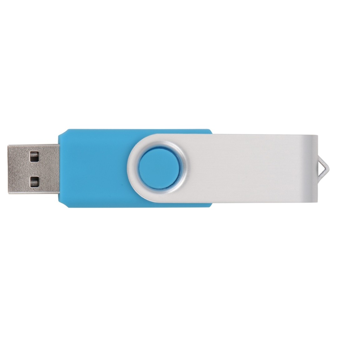 Флеш-карта USB 2.0 16 Gb «Квебек», голубой