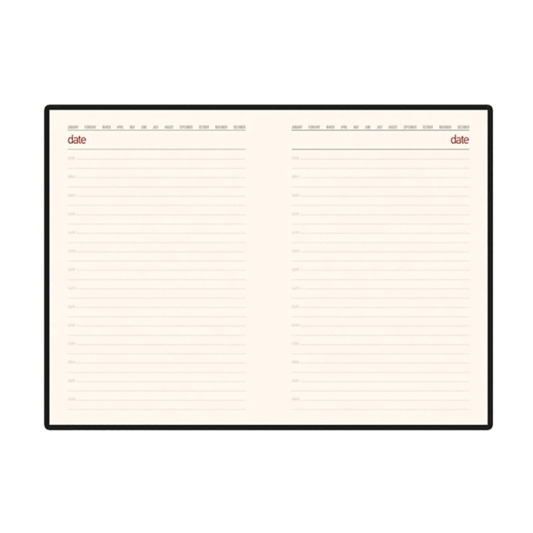 Ежедневник недатированный А5 "Senate" с магнитным клапаном, темно-зеленый