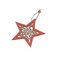 Подвеска деревянная "Звездочка"