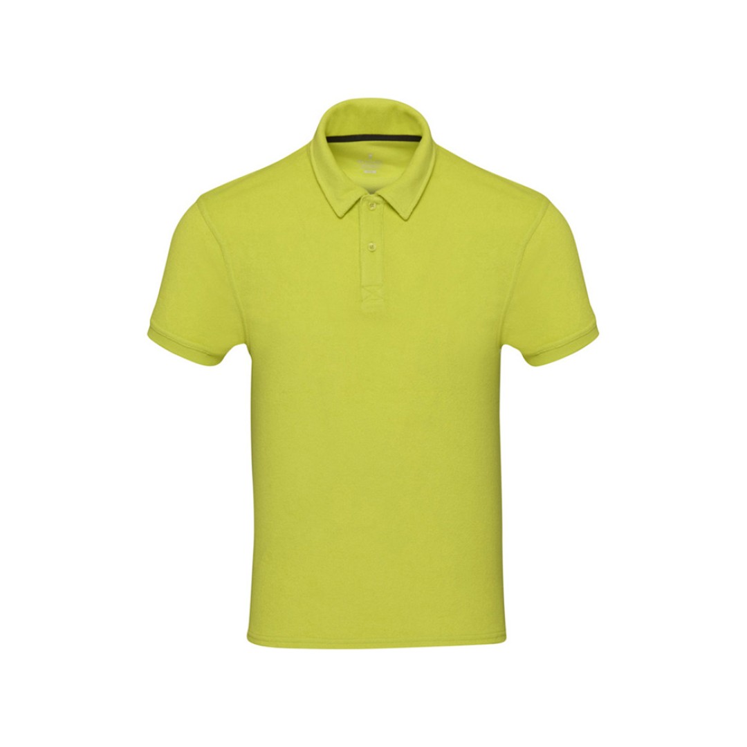 Рубашка поло унисекс "Akoya" из переработанного махрового материала - Лайм