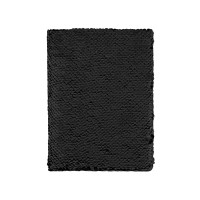 Блокнот с пайетками «Fashion», черный