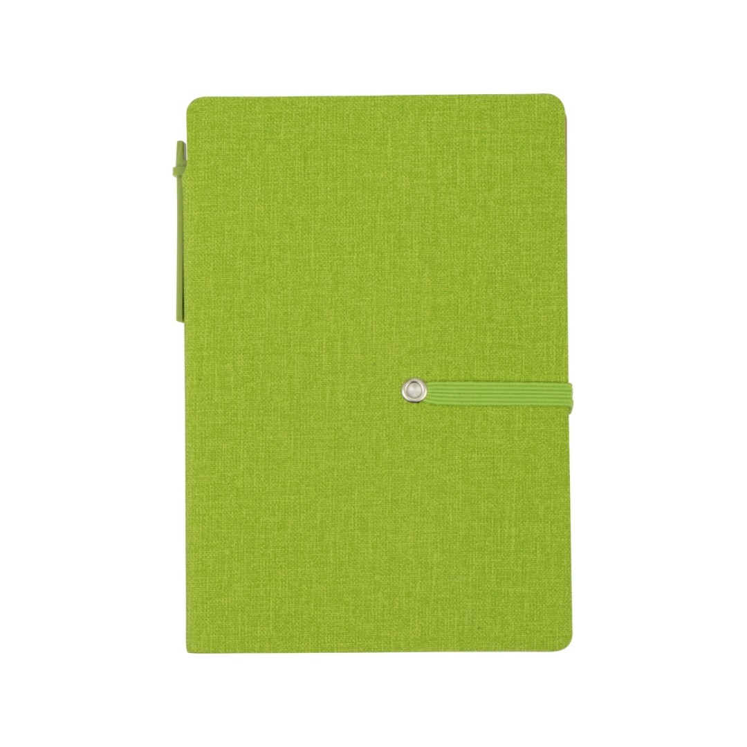 Набор стикеров А6 "Write and stick" с ручкой и блокнотом, зеленое яблоко (Р)