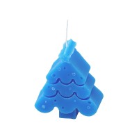 Свеча "Елочка", синий