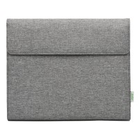 Портфолио А4 из RPET с отделением для ноутбука "NotyFolio Eco", 20 л FSC бумаги, серый