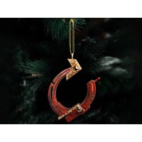 Елочные игрушки (Подкова).Символы года Гранат