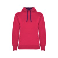 Толстовка с капюшоном "Urban" женская, фуксия/фиолетовый