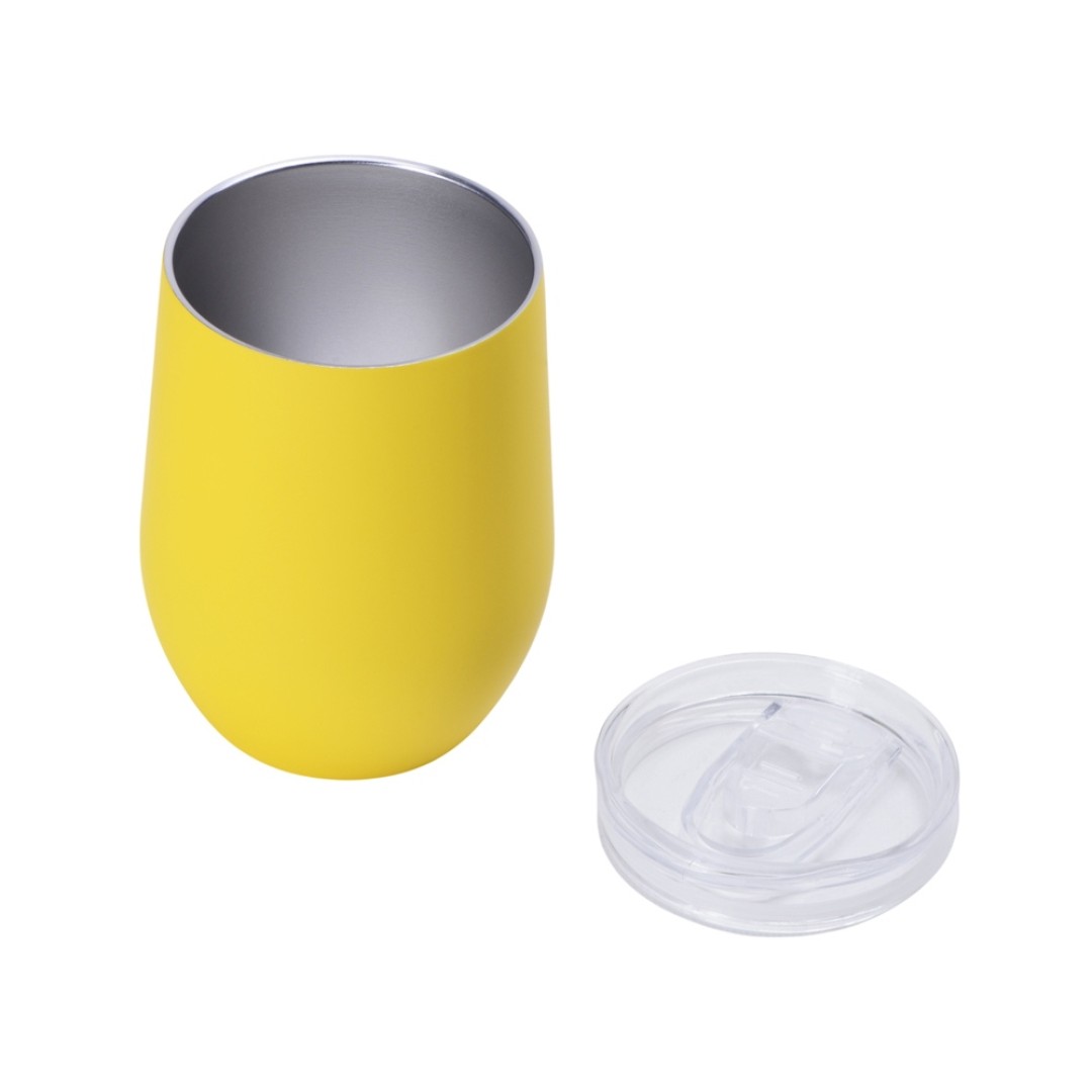 Термокружка "Vacuum mug C1", soft touch, 370мл, желтый