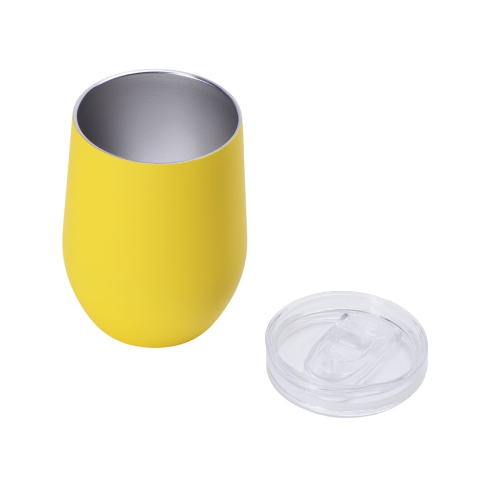 Термокружка "Vacuum mug C1", soft touch, 370мл, желтый