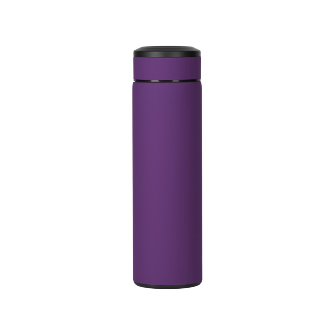 Вакуумный термос "Vacuum Flask C1", soft touch, 420мл, фиолетовый