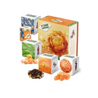 Подарочный набор с чаем и сладостями "ПодариМандари" (Р)