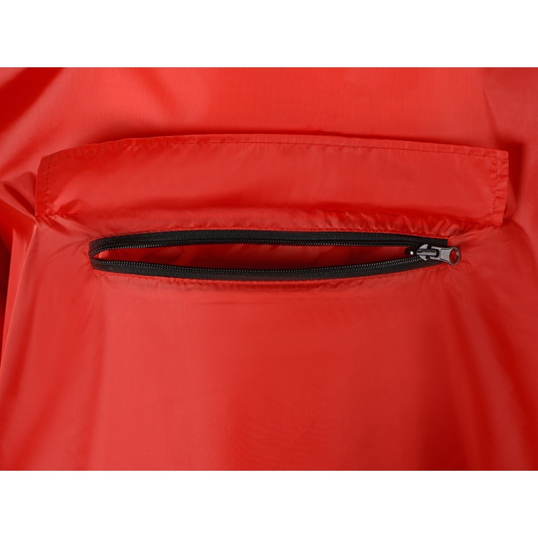 Дождевик - пончо "Galaxy" со светоотражающими элементами, красный