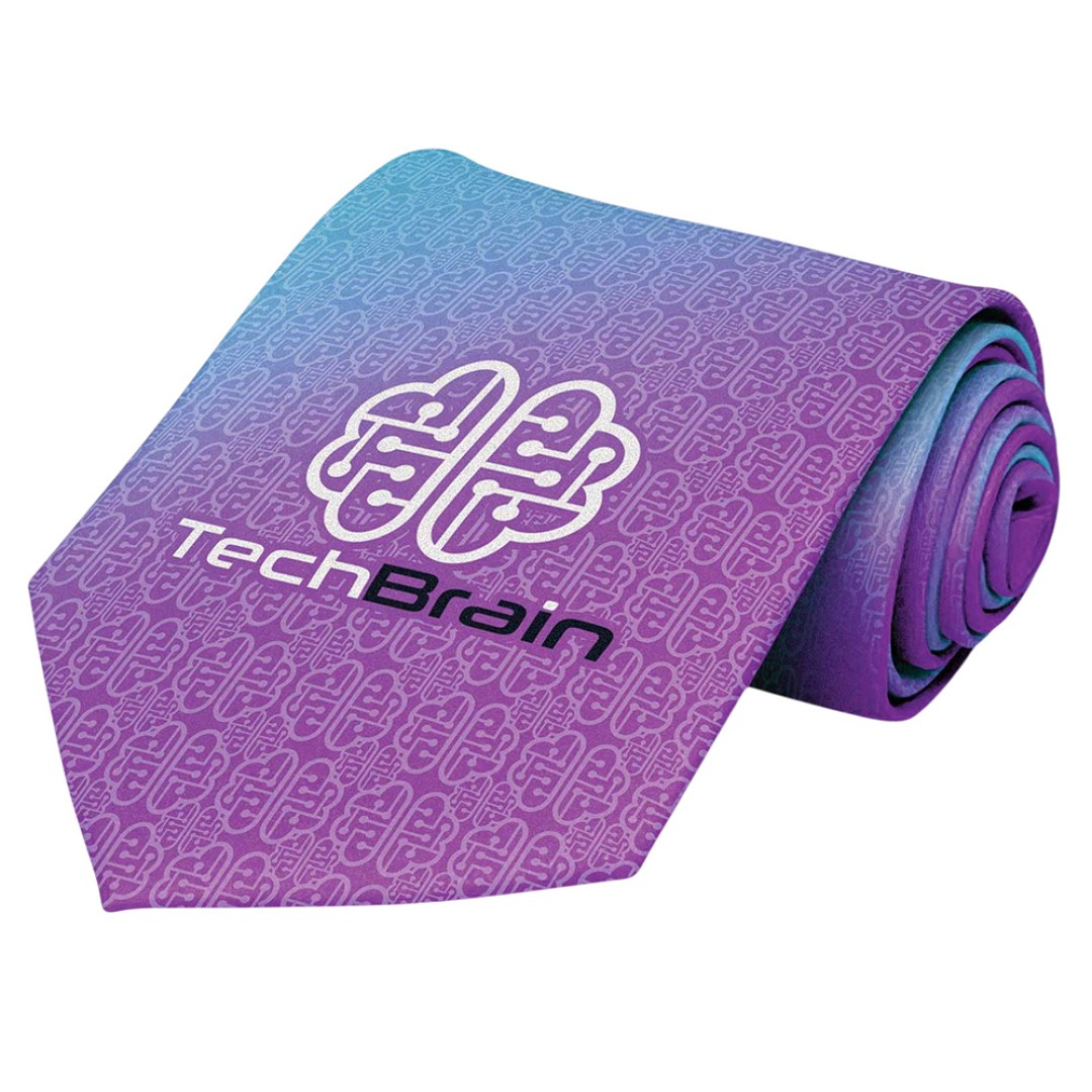 Галстук с возможностью полноцветной печати