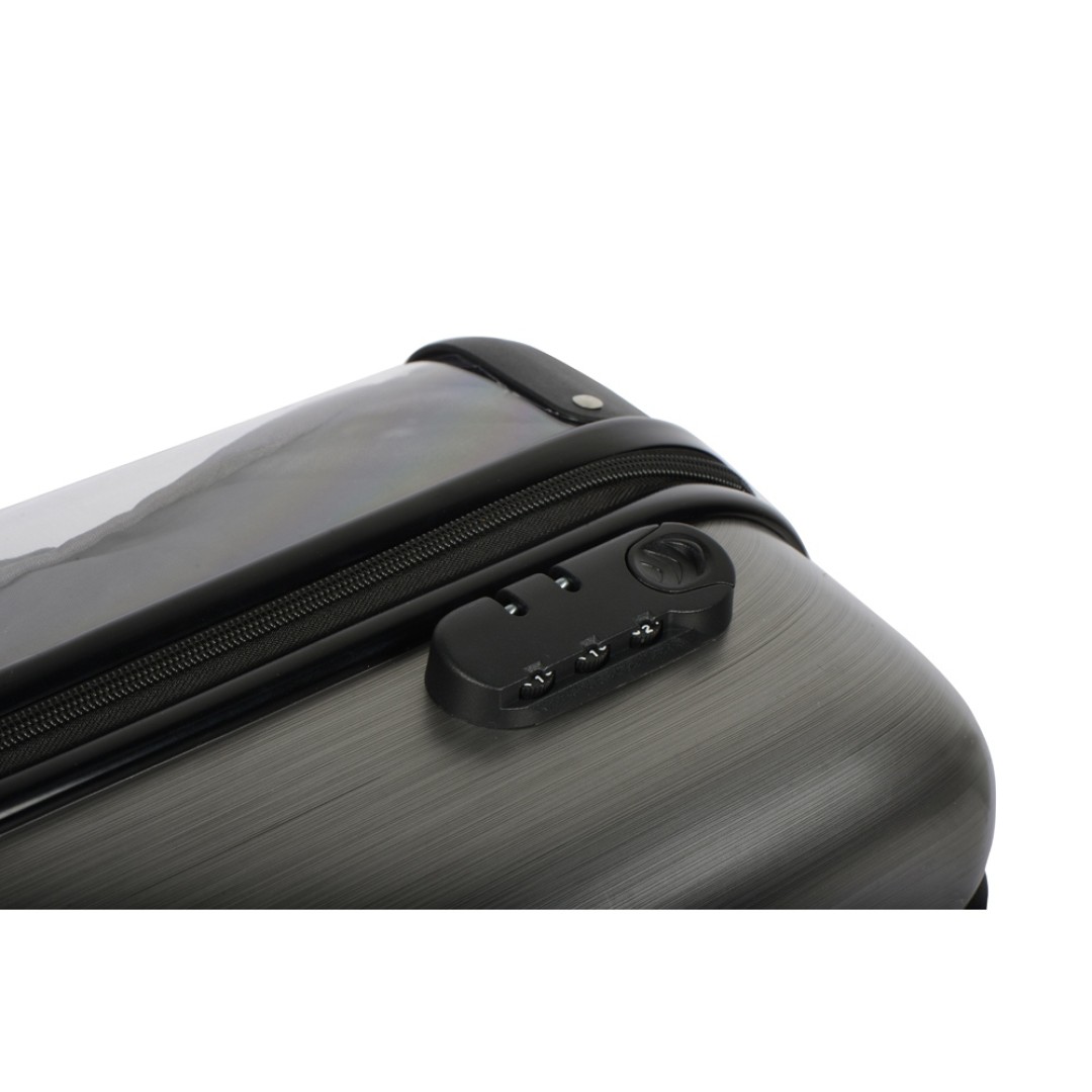 Чемодан прозрачный «Visit» со сменной вставкой