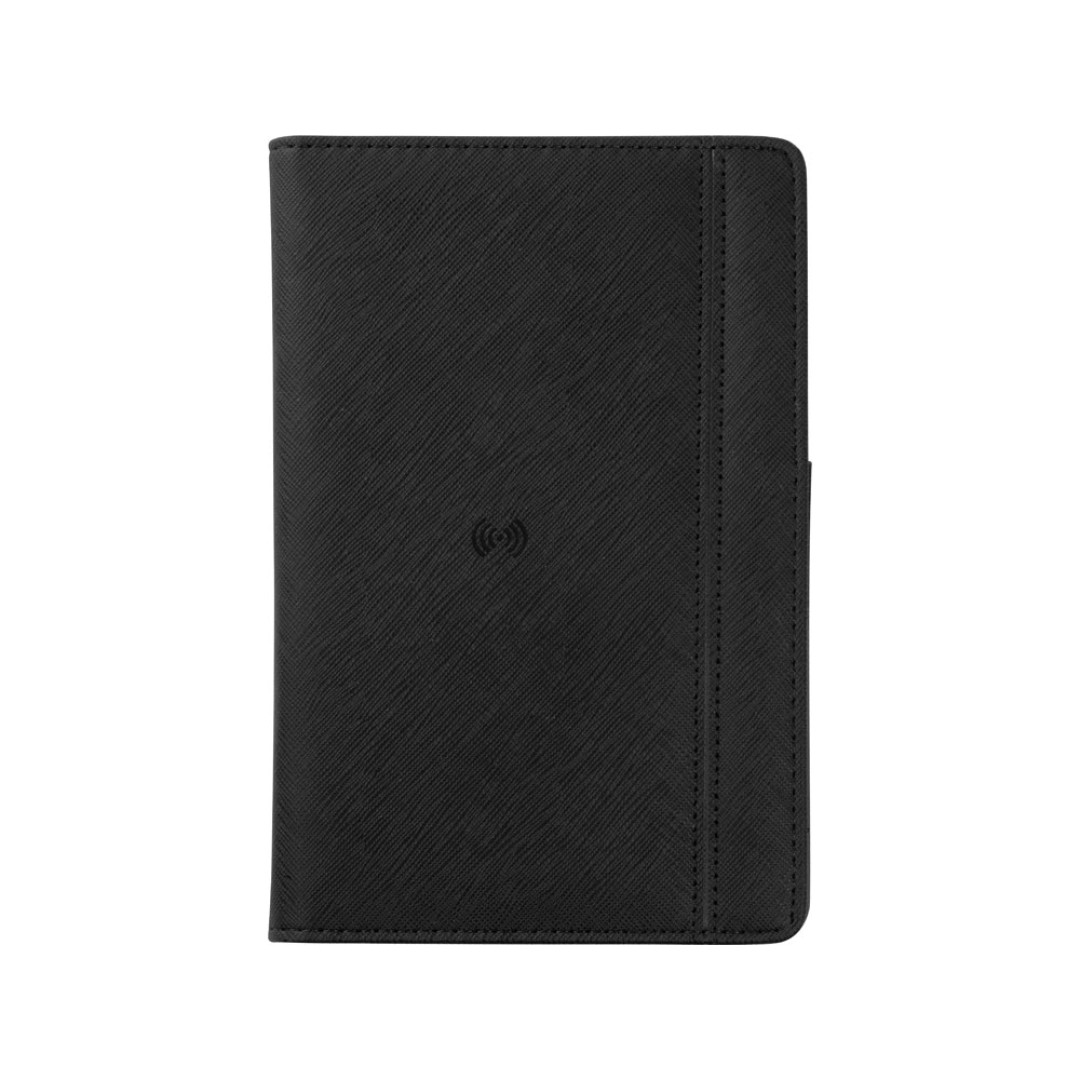Органайзер с функцией беспроводной зарядки "Manner", 5000 mah, черный