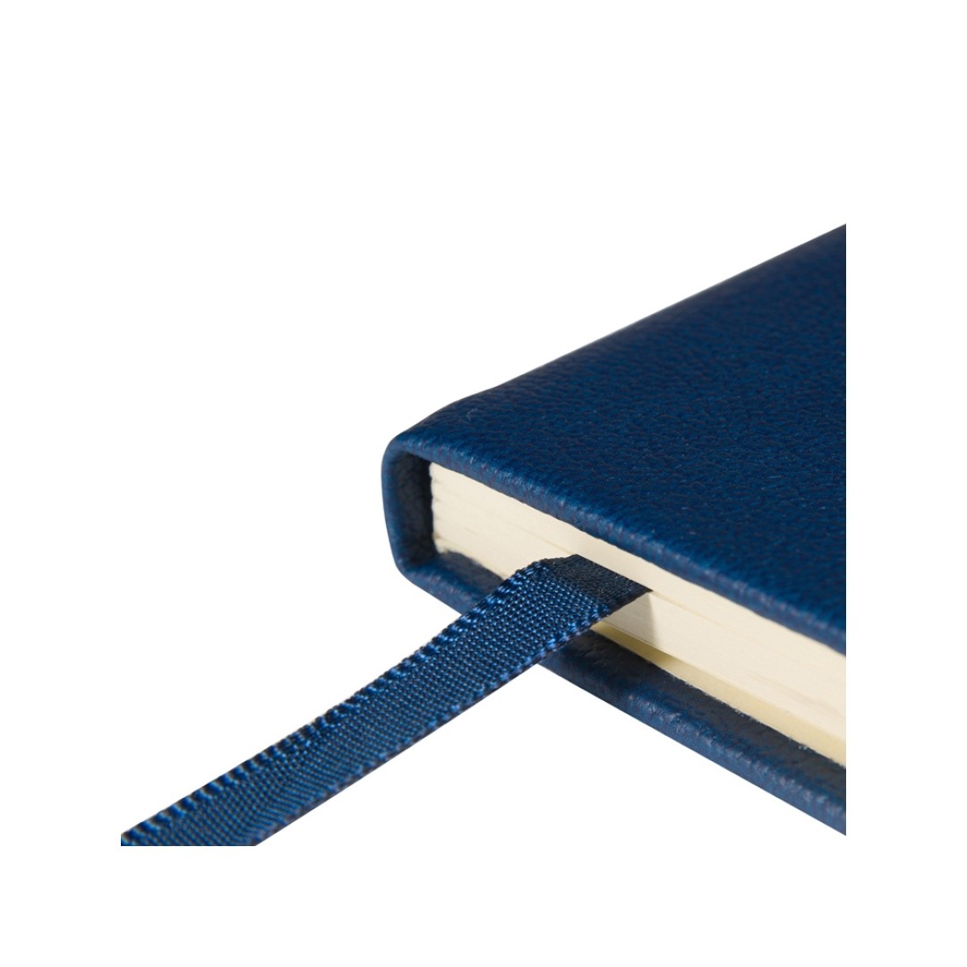 Блокнот А5  "City" на резинке, темно-синий