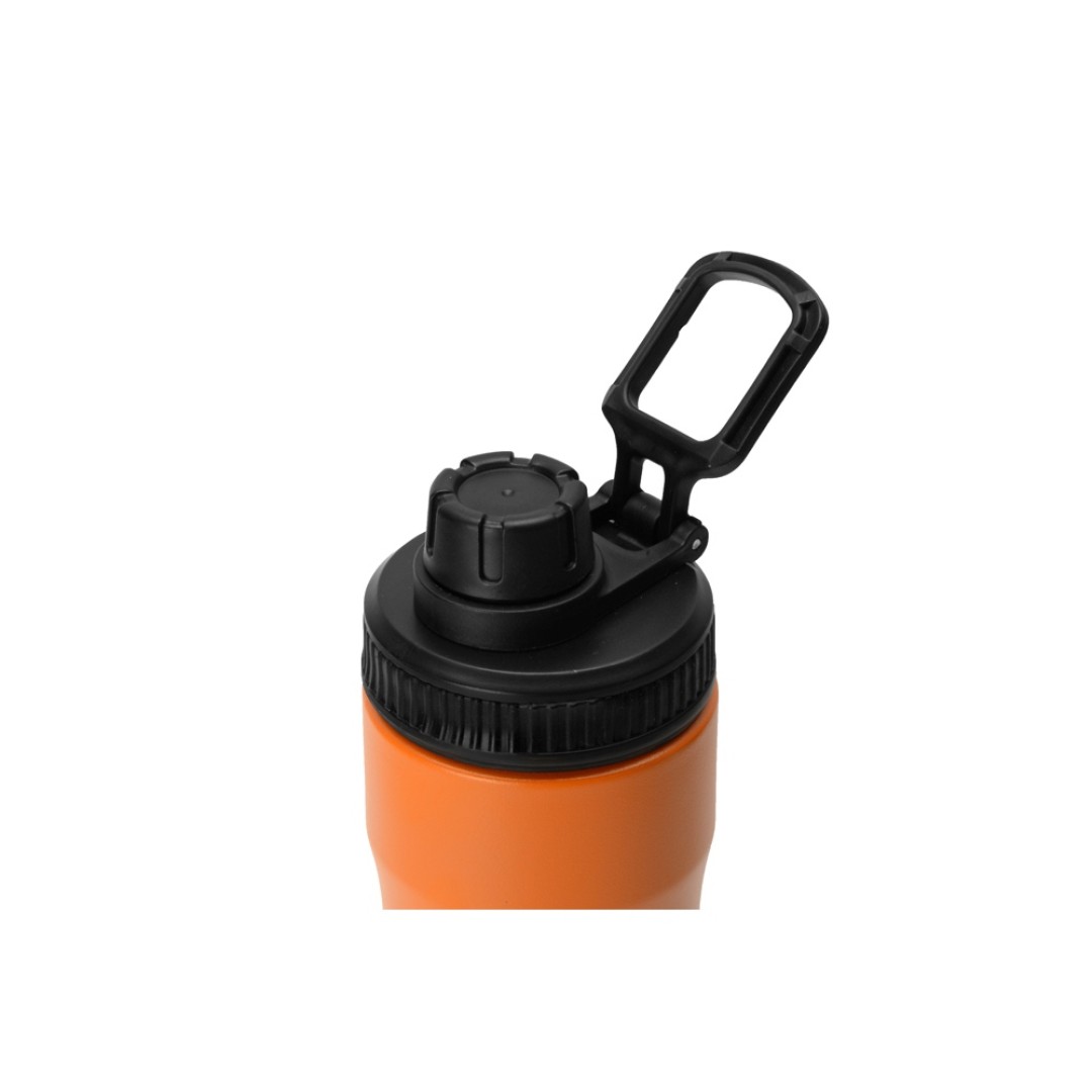 Бутылка для воды «Supply» Waterline, нерж сталь, 850 мл, оранжевый/черный