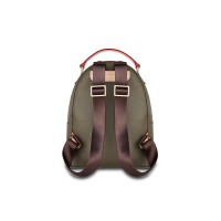 Рюкзак женский BUGATTI Ella, оливковый, полиуретан, 24х11,5х28 см