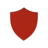 ПАТЧ ЩИТ nubuk (красный) 6,6 х 5,5 см