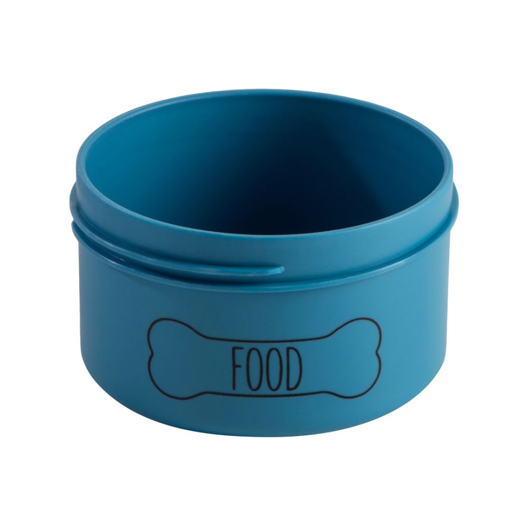 Вакуумный термос «Buddy» 3-в-1 со съемными мисками для питомцев, 1000 мл, синий