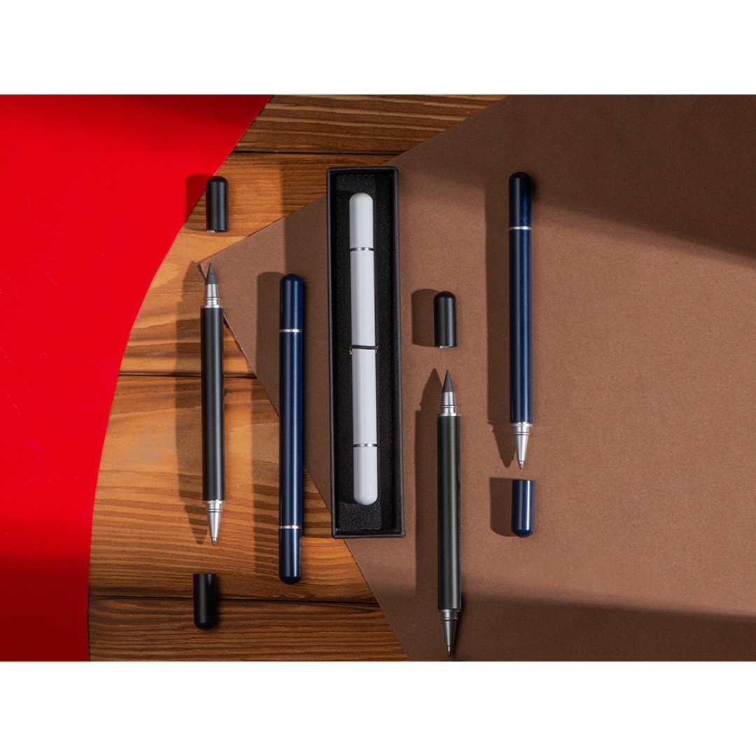 Металлическая ручка и вечный карандаш "Van Gogh", темно-синий