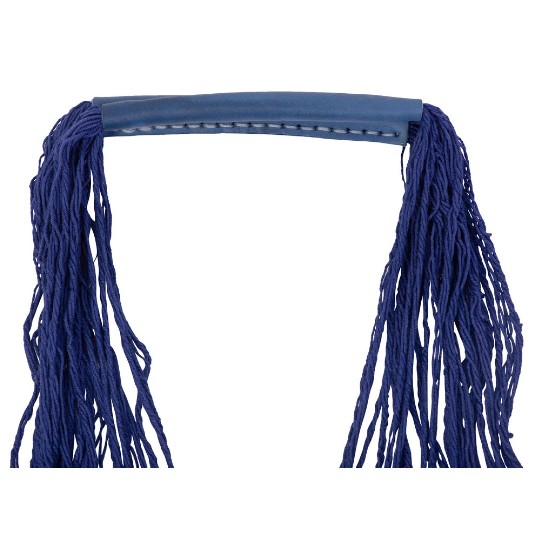 Авоська Dream L наплечная 25 литров с кожаными ручками, синий (12)