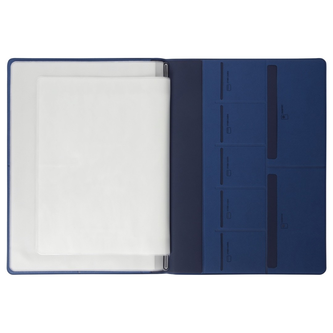 Органайзер Favor для семейных документов на 4 комплекта документов, формат А4, синий