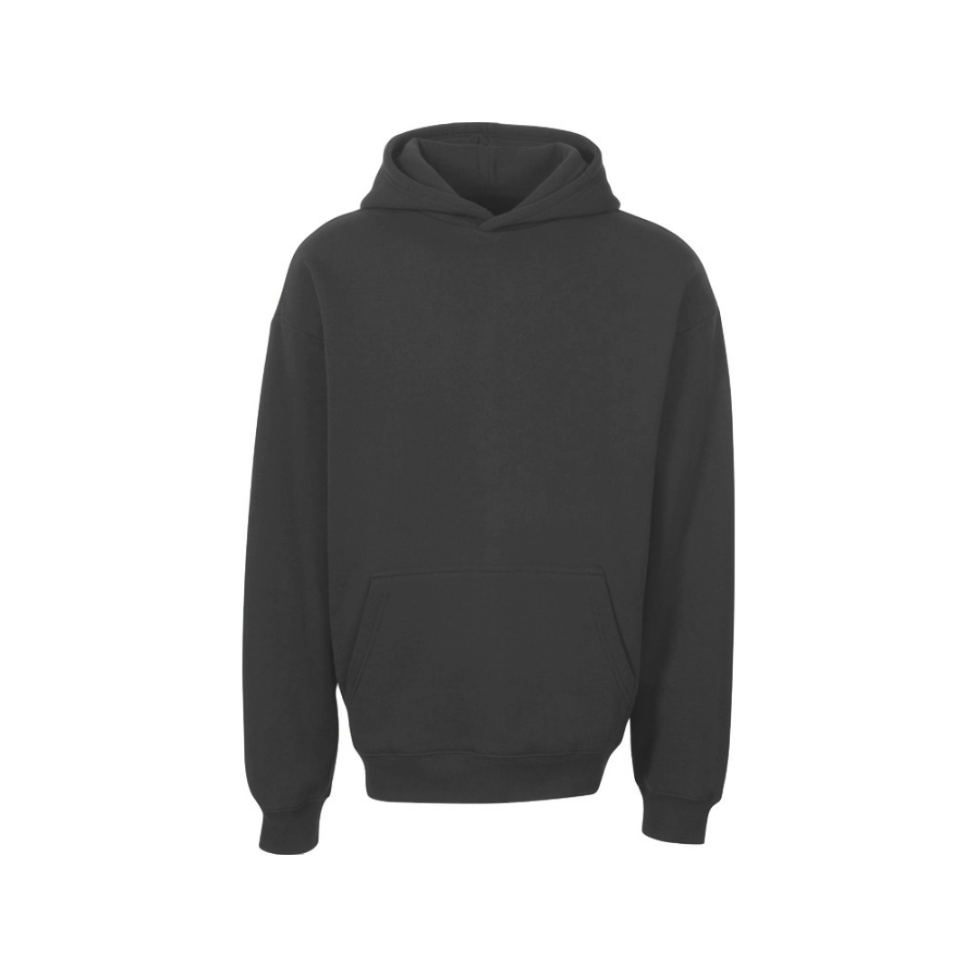 Толстовка с капюшоном оверсайз «Berlin» унисекс, темно-серый