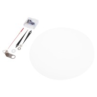 Часы настенные круглые из стекла 28 см «Thames»