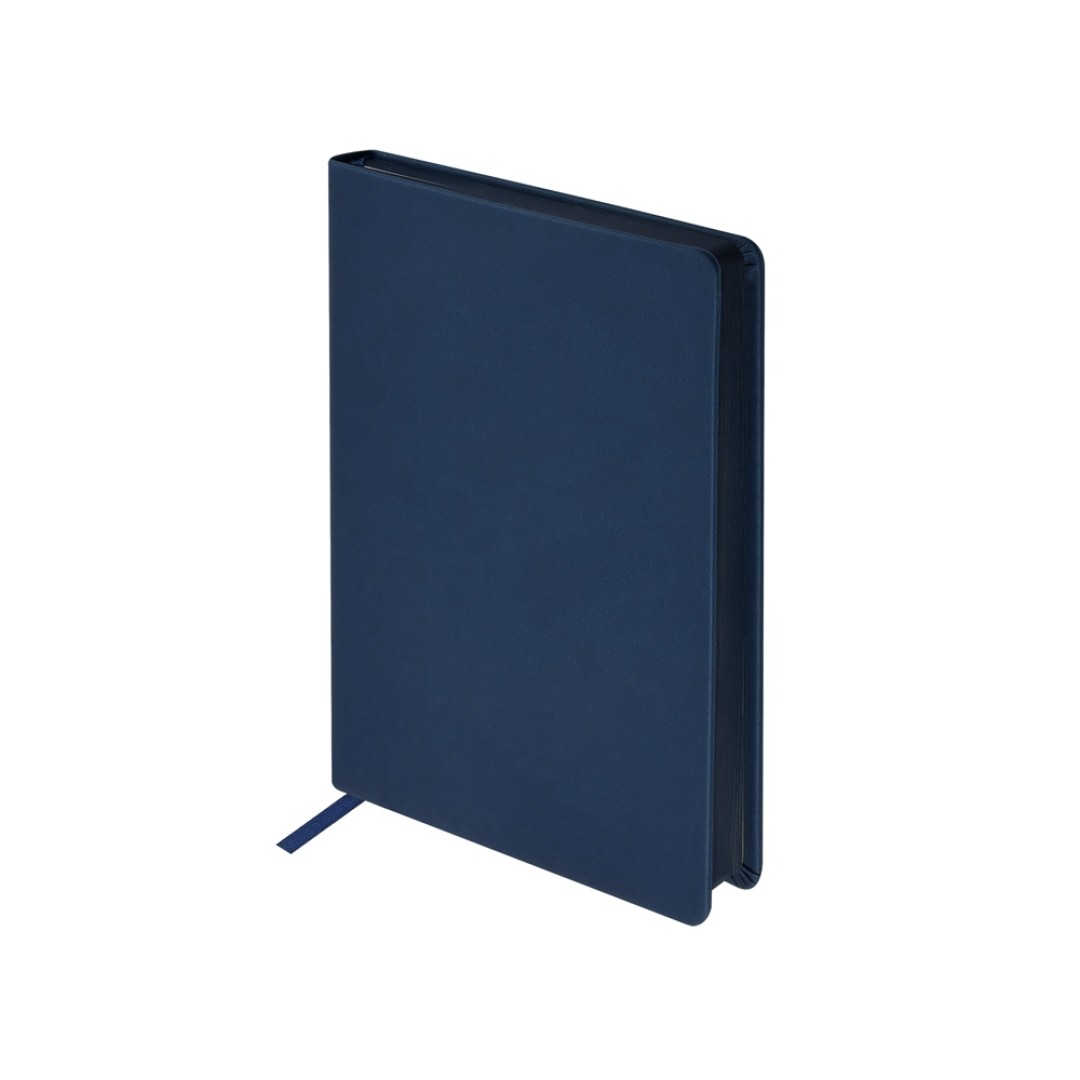 Ежедневник А5 "Megapolis Color" soft-touch, темно-синий