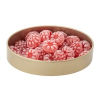 Ж/б "По-сибирски" + монпансье малиновые. Чёрный чай с травами.