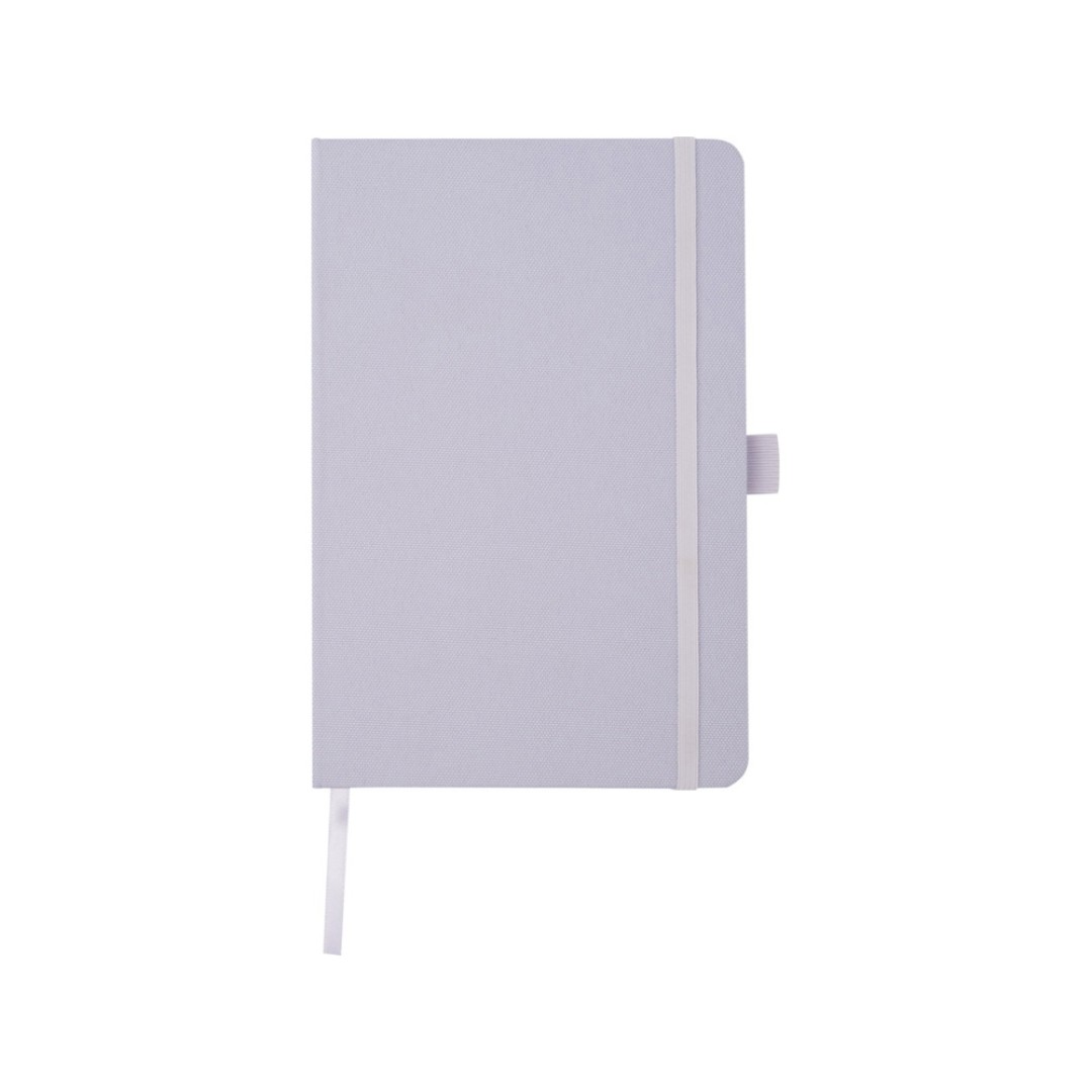Блокнот Honua форматом A5 из переработанной бумаги с обложкой из переработанного ПЭТ, лиловый