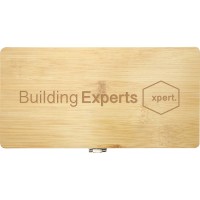 Набор инструментов Rivet из 19 предметов из бамбука/переработанной пластмассы - Натуральный