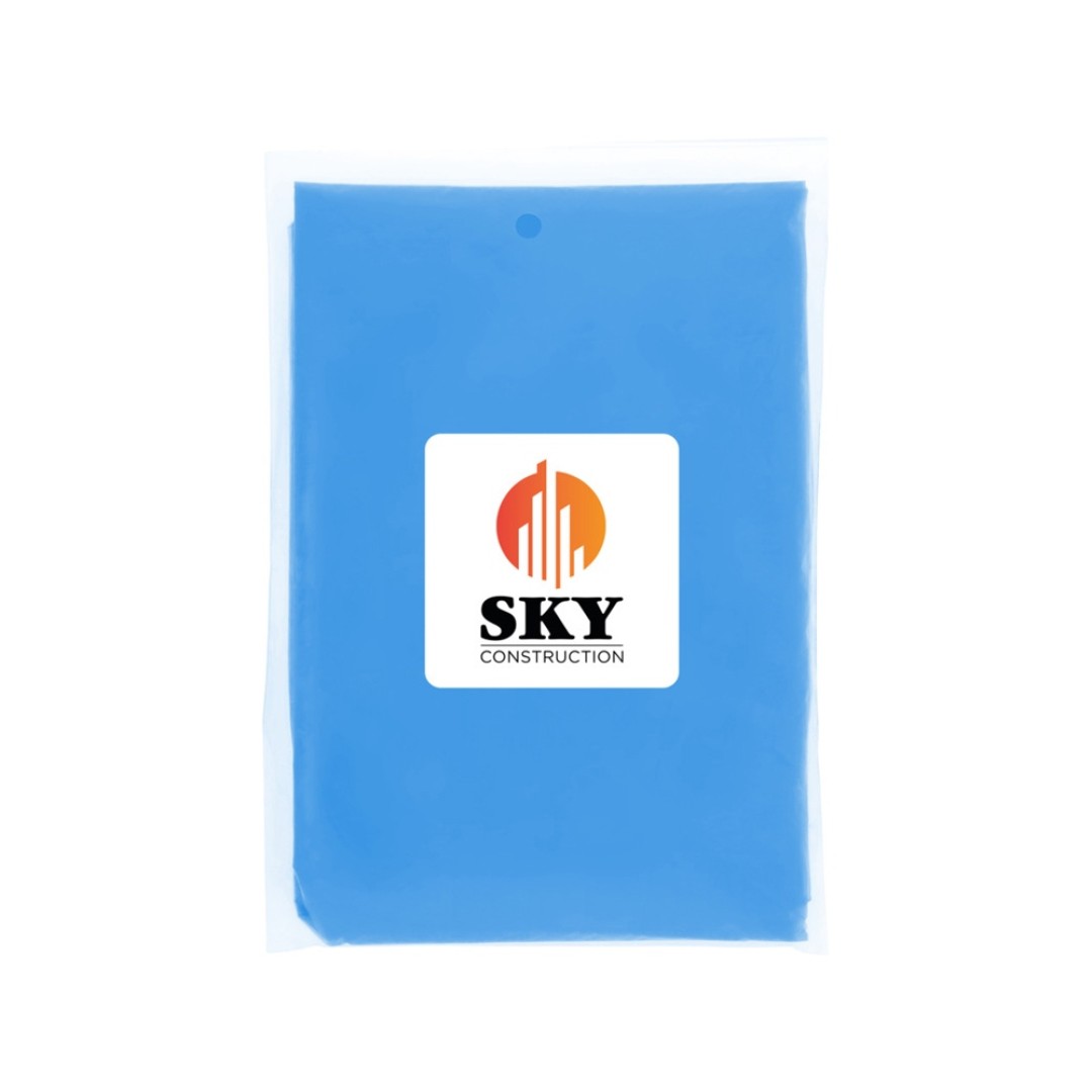 Одноразовый дождевик Mayan с чехлом для хранения из материалов, переработанных по стандарту GRS - Ярко-синий