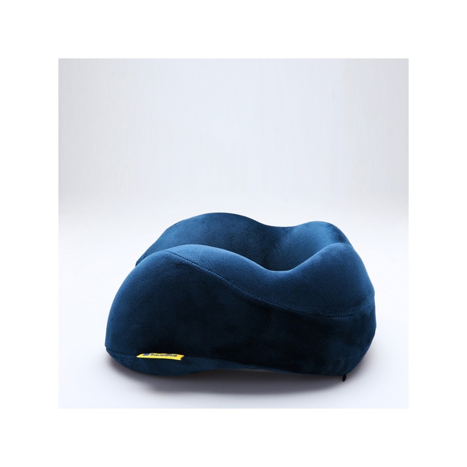 Подушка для путешествий со встроенным массажером "Massage Tranquility Pillow", синий