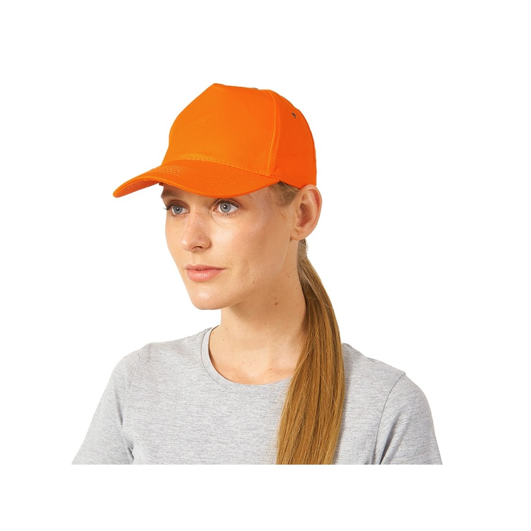 Бейсболка "New York" 5-ти панельная, оранжевый