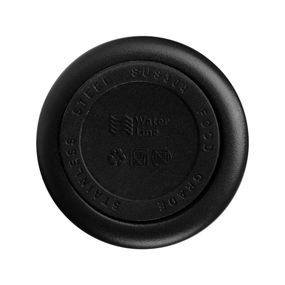 Вакуумная термокружка Waterline с медной изоляцией «Bravo», 400 мл, тубус, черный